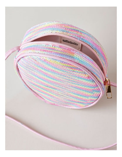 Girls Sequin Crossbody Bag in Multi