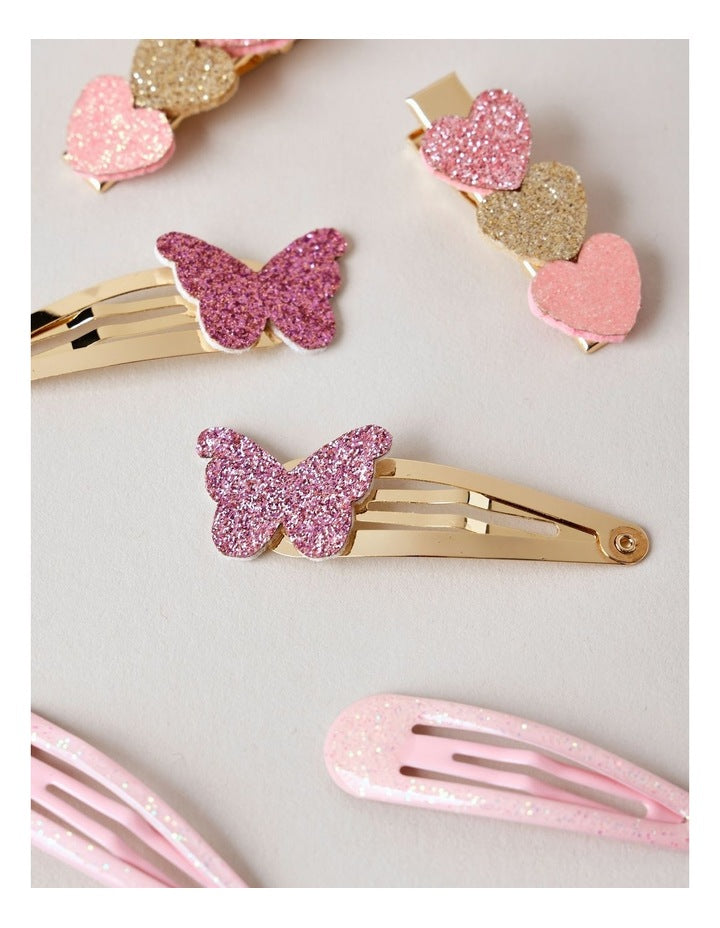 Milkshake Girls New Novelty Clips in Multi