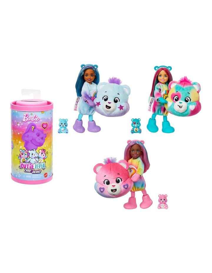 Cutie Reveal Care Bears Chelsea Small Dolls & Accessories Assorted