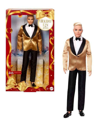 Holiday Blonde Ken Fashion Doll