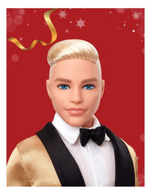 Holiday Blonde Ken Fashion Doll