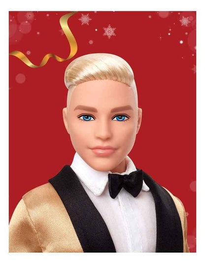Holiday Blonde Ken Fashion Doll