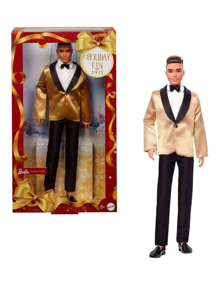 Signature 2025 Holiday Brunette Ken Fashion Doll