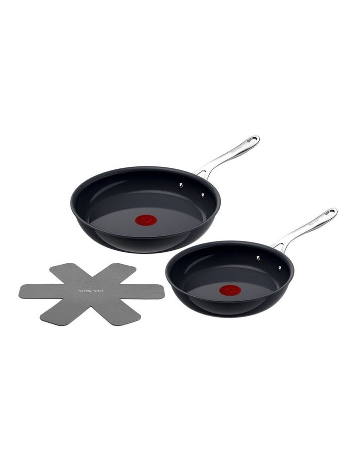 Enjoy Ceramic Induc HA Twin Pack 24cm/28cm in Black Sparkles
