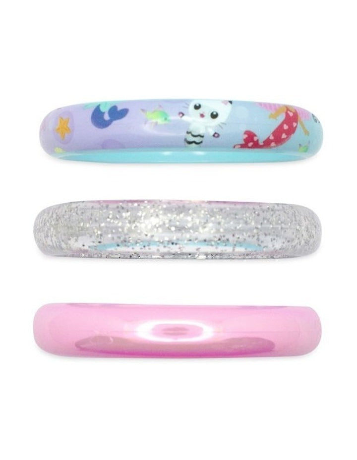 Dollhouse Shimmer Bangles 3 Pack in Multi