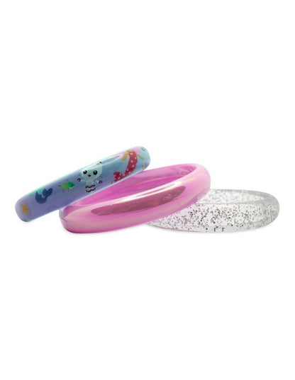 Dollhouse Shimmer Bangles 3 Pack in Multi