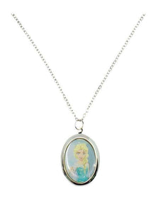 Elsa Locket Necklace in Multi