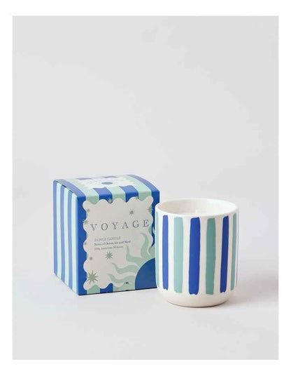 Voyage Bondi Candle 250g in Blue/Green