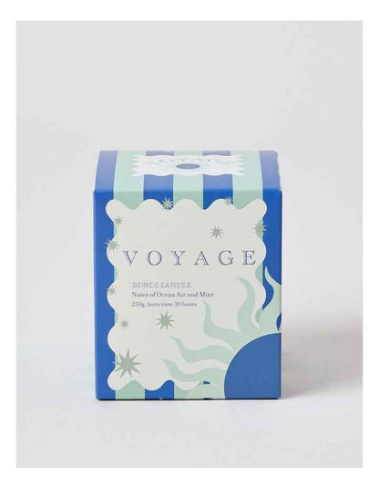 Voyage Bondi Candle 250g in Blue/Green