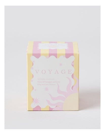 Voyage Tulum Candle 250g in Yellow/Pink