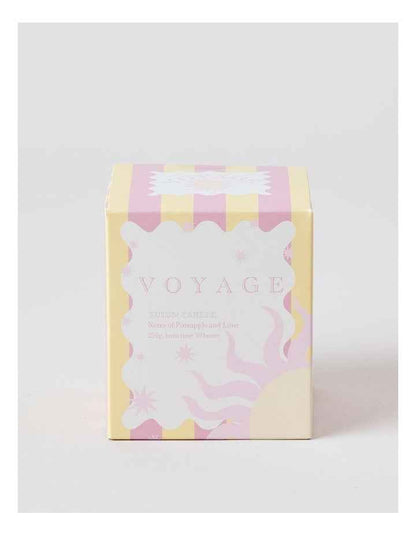Voyage Tulum Candle 250g in Yellow/Pink