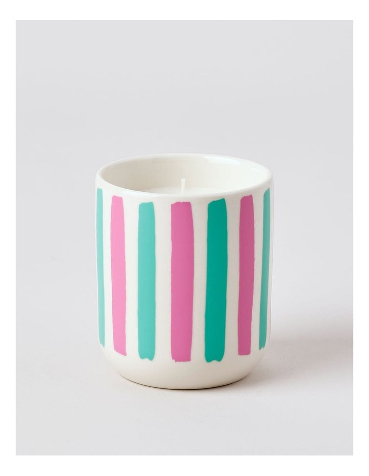 Voyage Waikiki Candle 250g in Green/Pink