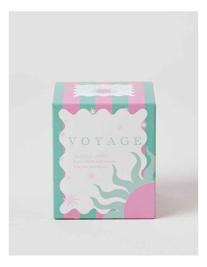 Voyage Waikiki Candle 250g in Green/Pink