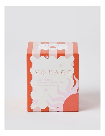 Voyage Cabo Candle 250g in Pink/Red