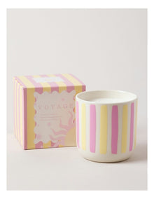 Voyage Tulum Candle 430g in Yellow/Pink