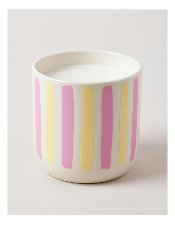 Voyage Tulum Candle 430g in Yellow/Pink