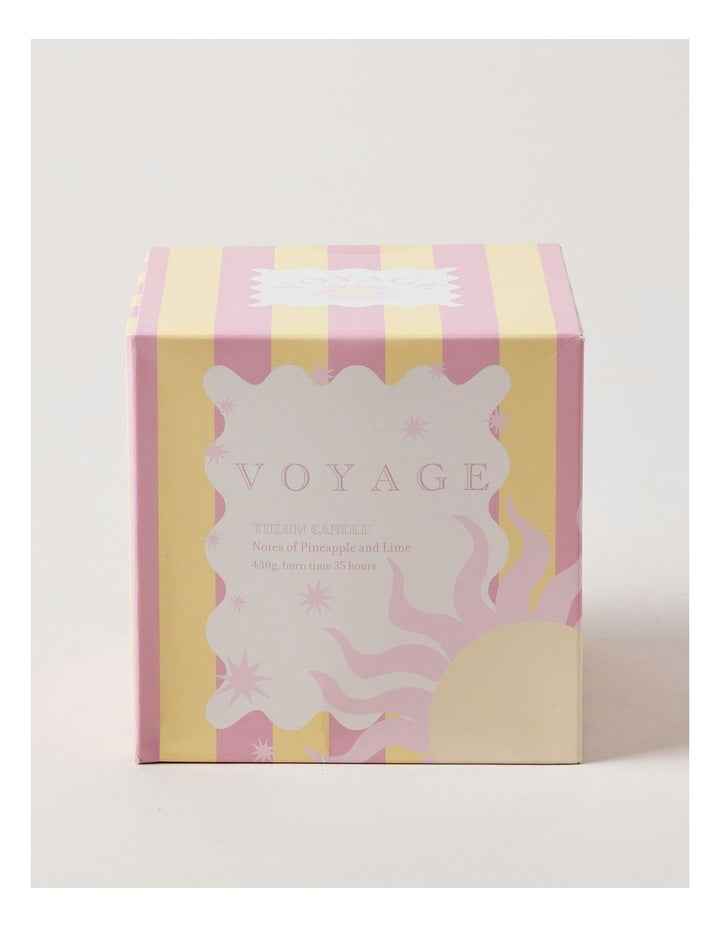 Voyage Tulum Candle 430g in Yellow/Pink