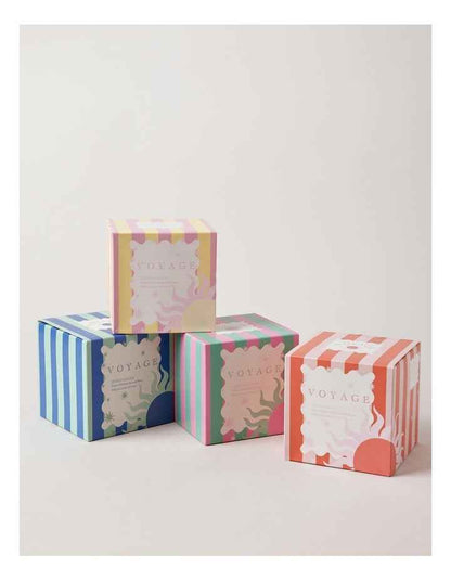 Voyage Tulum Candle 430g in Yellow/Pink