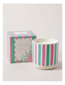 Voyage Waikiki Candle 430g in Green/Pink
