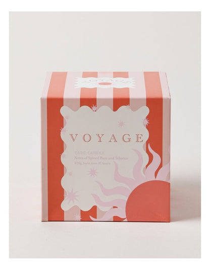 Voyage Cabo Candle 430g in Pink/Red