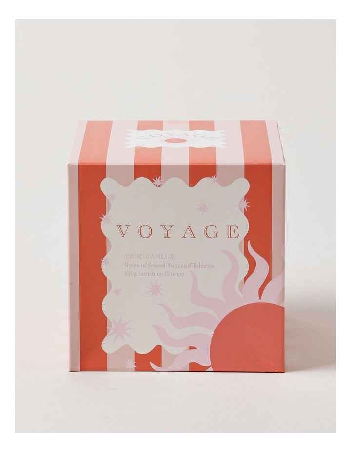 Voyage Cabo Candle 430g in Pink/Red