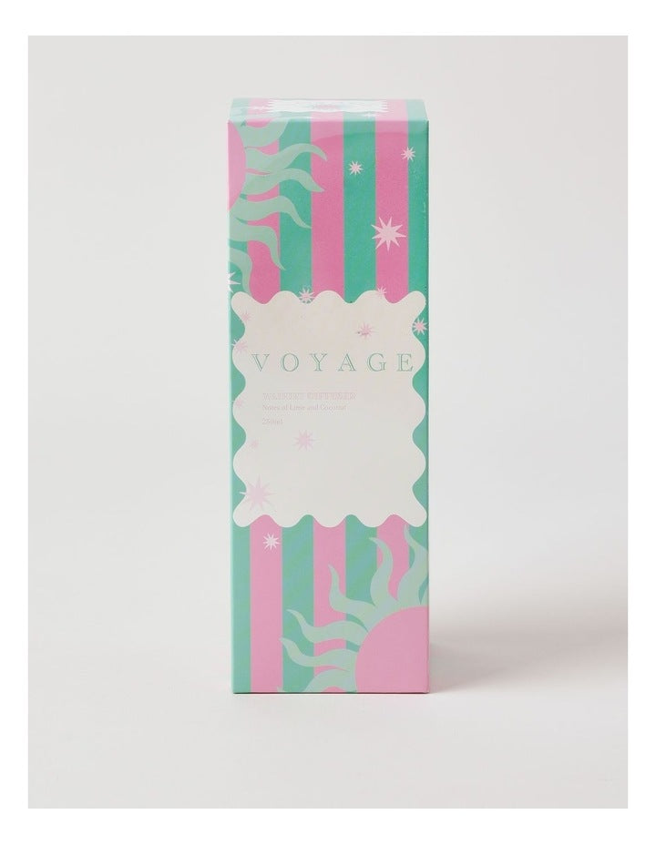 Voyage Waikiki Diffuser 250ml in Green/Pink