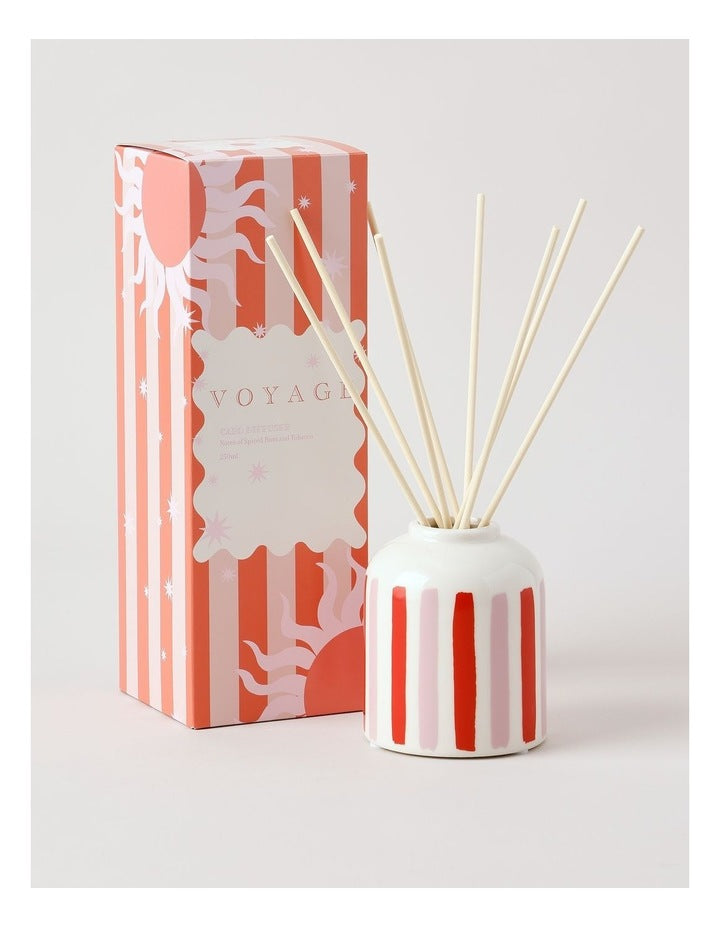 Voyage Cabo Diffuser 250ml in Pink/Red