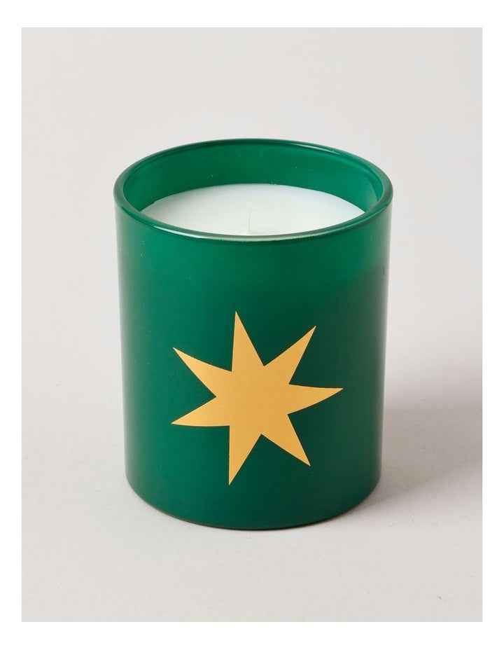 Holiday Magic Peppermint Frost Candle 200g in Green