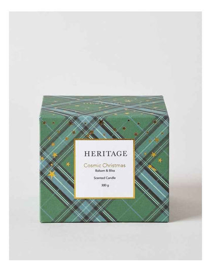 Cosmic Christmas Balsam & Bliss Candle 300g in Green