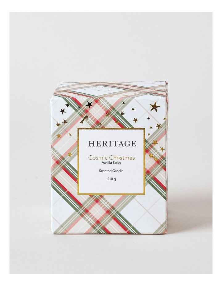 Cosmic Christmas Vanilla Spice Candle 210g in Clear