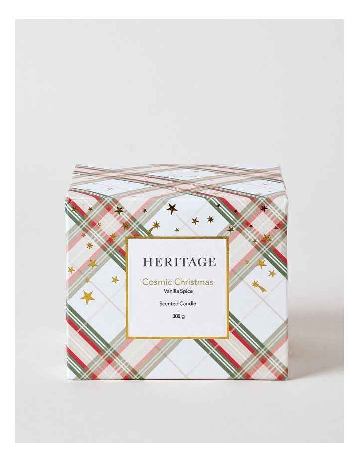 Cosmic Christmas Vanilla Spice Candle 300g in Clear