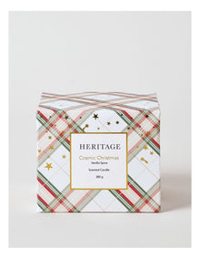 Cosmic Christmas Vanilla Spice Candle 300g in Clear