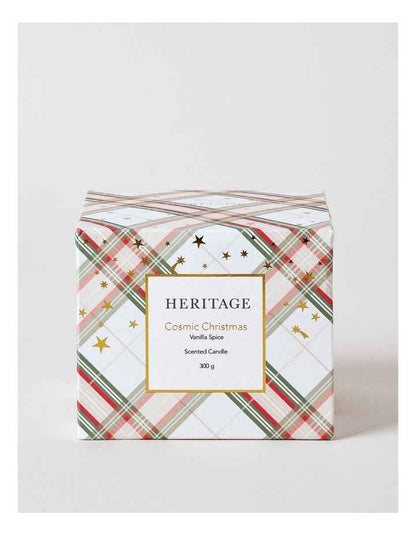 Cosmic Christmas Vanilla Spice Candle 300g in Clear