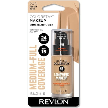 Revlon Colorstay Longwear Makeup Combination/Oily- Medium Beige 30mL