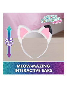 Meow-mazing Interactive Ears Headband with Lights