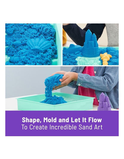 Sandbox Set with 1lb Blue Play Sand
