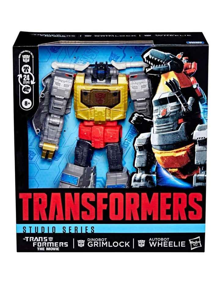 The Movie Dinobot Grimlock and Autobot Wheelie