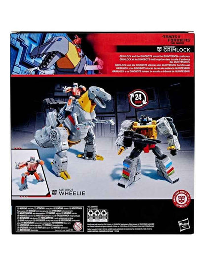 The Movie Dinobot Grimlock and Autobot Wheelie