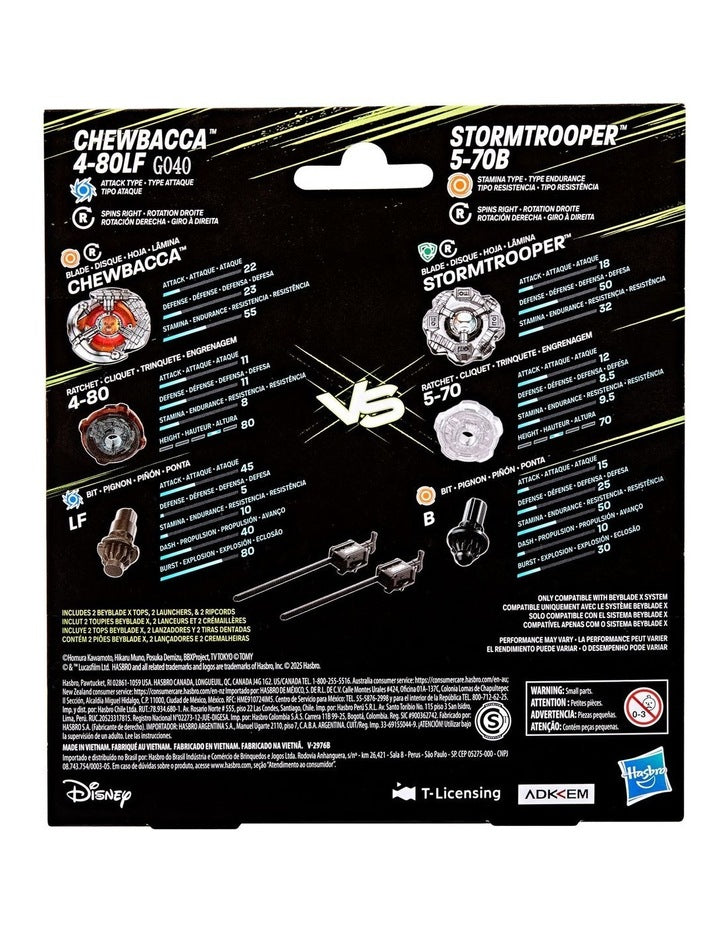 Star Wars Collab Chewbacca 4-80LF And Stormtrooper 5-70B Set