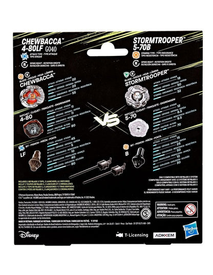 Star Wars Collab Chewbacca 4-80LF And Stormtrooper 5-70B Set