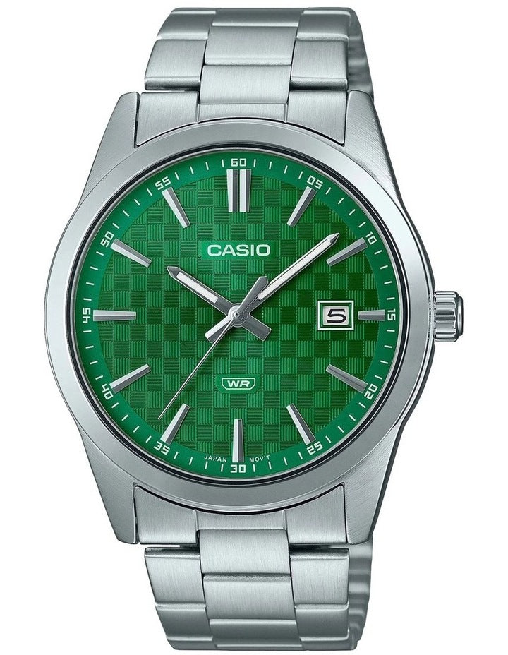 Watch in Silver MTPVD03D-3A1