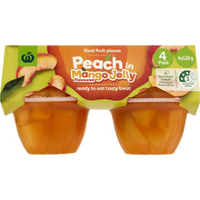 Woolworths Peach In Mango Flavoured Jelly 4 Pack