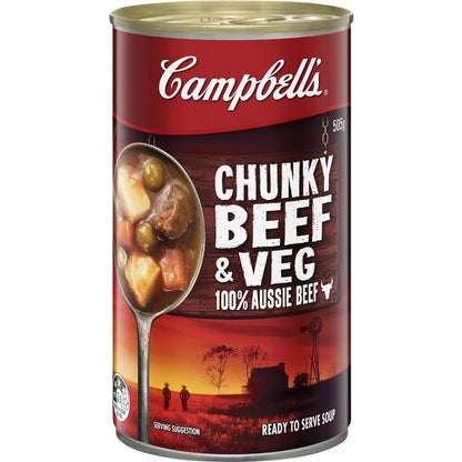 Campbell's Chunky Soup Beef & Veg 505g