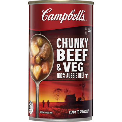 Campbell's Chunky Soup Beef & Veg 505g