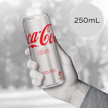 Coca-Cola Diet Soft Drink Mini Cans 250mL x 6 pack