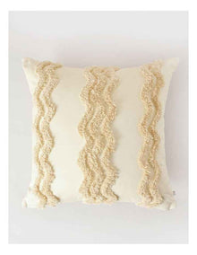 Tufted Wiggle Cushion in Neutral