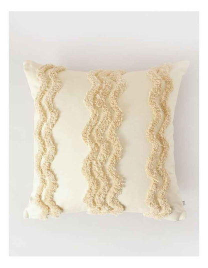 Tufted Wiggle Cushion in Neutral