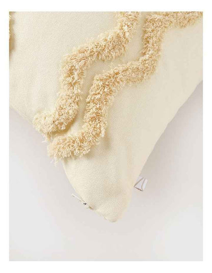 Tufted Wiggle Cushion in Neutral