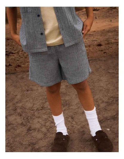 Hekarl Shorts in Navy Blazer