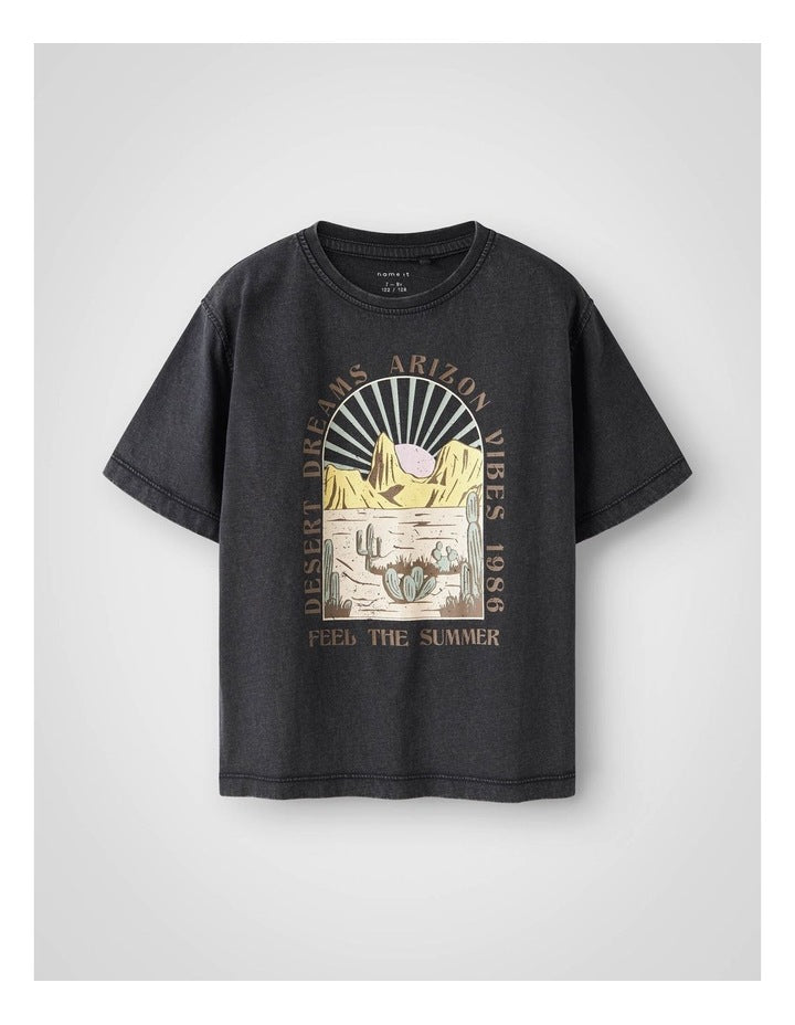 Hommi Short Sleeved T-Shirt in Black
